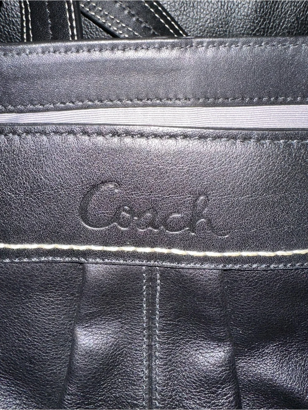 NEW Coach Soho Pleated Black Leather Tote Bag (Style No. F13733)